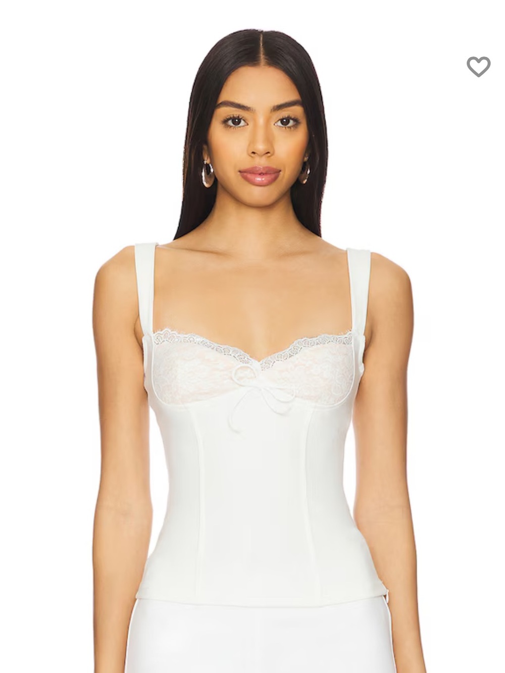 Revolve More to Come Daniela Lace Bustier Top Coquette cottagecore lace y2k